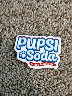 Kawaii Mini Brands PUPSI Soda Sticker – Mini Collectible